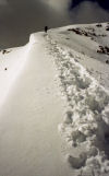 Snow Ridge on Bidean nam Bian
